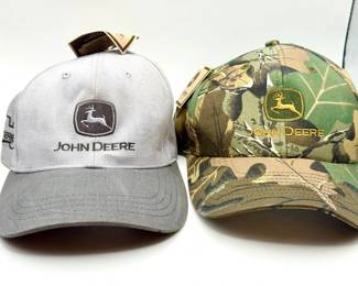 (2) NWT John Deere Hats
