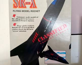 Sealed Estes SR-X Flying Model Rocket Kit, Skill Level 2