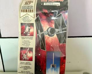 Sealed Estes Star Wars 15th Anniversary Commemorative Series TIE Fighter flying model rocket kit