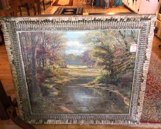 Landscape oil painting 