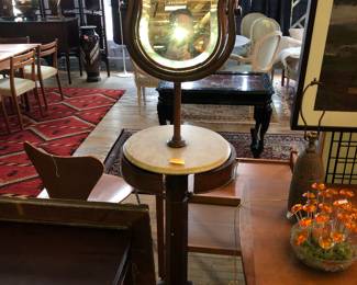 Antique marble top Victorian, shaving mirror