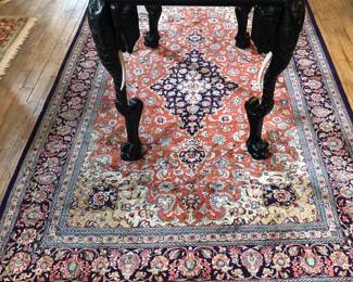 Silk Persian carpet 