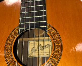 Jose Ramirez 1965 Classical guitar now $4000, signed PC