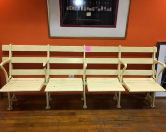 Cleveland Municipal Stadium row of seats, Cleveland Indians/Cleveland Browns. NOW $600