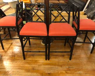Set of four Williams Sonoma bar chairs