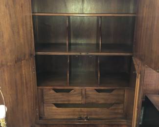 Heritage Campaign bedroom suite includes long dresser, tall chest, Queen headboard (if wanted) & 1 nightstand NOW $1000.