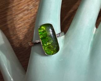 roman glass and sterling