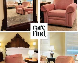 Thomasville king bedroom set 2 overstuffed recliners