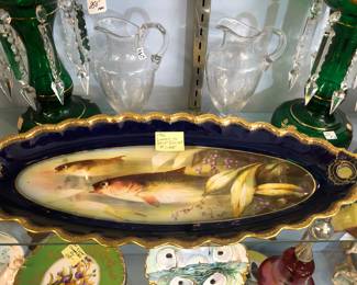 Incredible Limoges 12 piece fish set