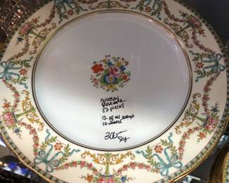 Large 82 piece Aynsley Rosedale china service