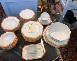 French stoneware dinner set NOW $150 