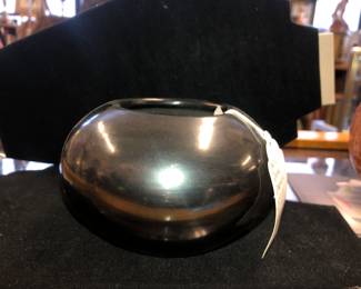 Maria Martinez Poveka San Ildefonso black ware pottery bowl 