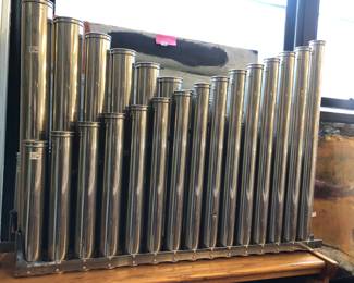 Cool art deco chrome pipes Now half price