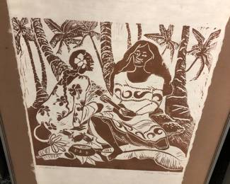 Dietrich Varez Hawaii woodblock prints 