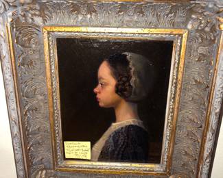 Svetlana Tartakovska large oil on panel. “Svetlana Tartakovska was born in Ukraine. She lives and works in The Netherlands and she graduated at the Klassieke Academie voor Beeldende Kunst (Classical Academy for Visual Arts) in Groningen. She also studied at The Art Academy in Florence and attented workshops at Sam Drukker. Svetlana is a painter of people ‘pur sang’ with a psychological depth. Her paintings are society-inspired and are about the fragileness of the human being.” 