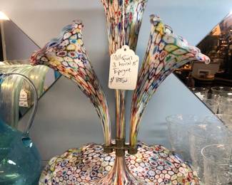 Millefiori epergne now $500