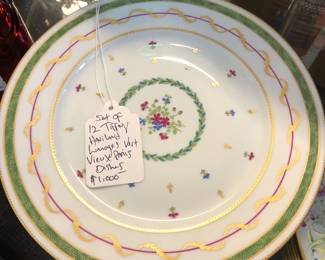 Tiffany Haviland Limoges set 12 Vieux Paris now $600