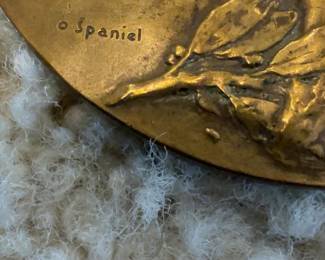 1937 Tomas Masaryk “Osvoboditel” Bronze Medal – Otakar Spaniel – Czechoslovakia – 76mm