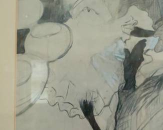 “Les Soirs” Framed Reproduction Print - 12 x 14