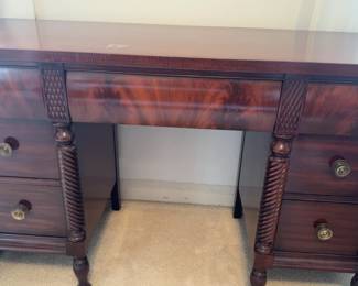 Drexel Mahogany Desk (48” x 29.5” 19”)
