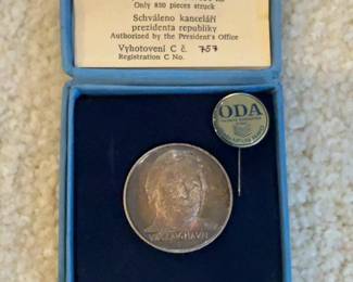 Vaclav Havel Commemorative Medal - Limited Edition