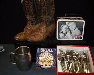Cowboy Boots Lassie lunchbox