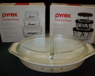Pyrex Decorated Storage Bowl NIB