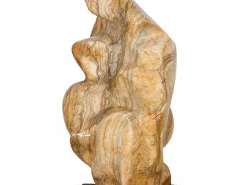 3275
Leon Saulter
(1908-1986)
Abstract form, 1973
Carved alabaster set in resin
Incised signature and date: LSAULTER 73
Overall: 29" H x 15" W x 17.25" D
Estimate: $400 - $600