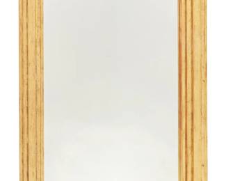 3305
A Modern giltwood mirror
Late 20th century
The beveled glass mirror mounted in an antiqued frame
52.25" H x 38" W x 2.5" D
Estimate: $300 - $500