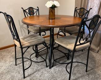 High Top table and 4 chairs
