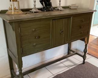 green entry way table-50x17x37