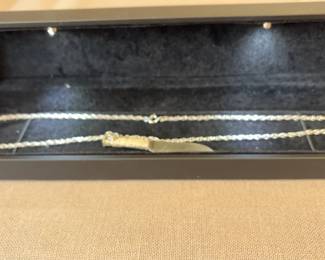 JW Designs Stamped Sterling Necklace