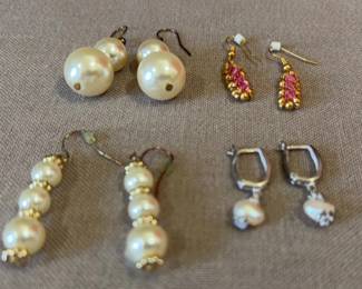 Collection Of Earrings Dangle Pierced