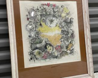 Asian Artwork Wood Of Muscuans By J