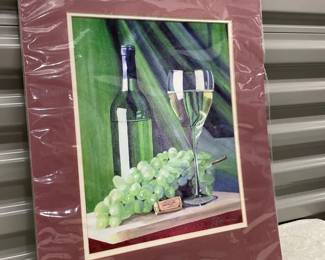 Watercolor Wine Grapes By Ruth Malind