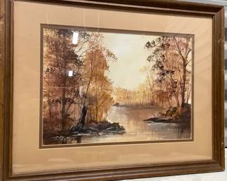 Vintage Watercolor India Shankia