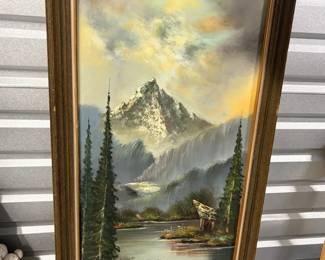 Painting Large Landscape Scene