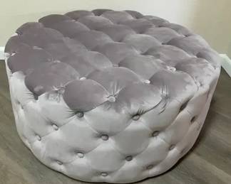 Round Tufted Ottoman