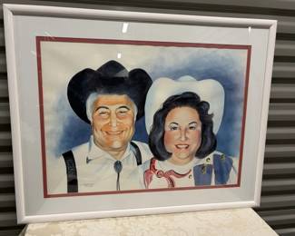 Western Couple Artwork By C Anderson