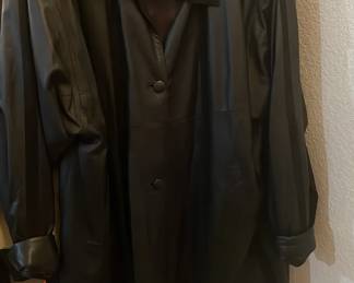 Via Vespucci Geneve Leather Suade Coat