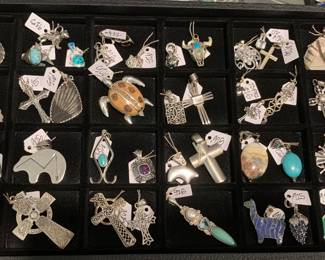 STERLING PENDANTS!