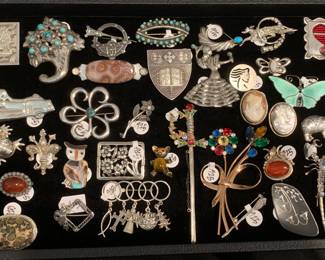 STERLING SILVER PINS!