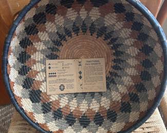 Traditional Zulu Indian Weaved Basket