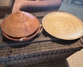 Original Indian Weaving and leather