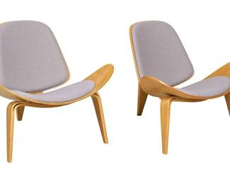 Wishbone Chairs, After Hans Wagner