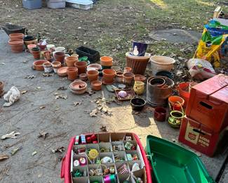 boxes of Christmas stuff that will be fun to go through!