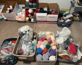 lots and lots of yarn