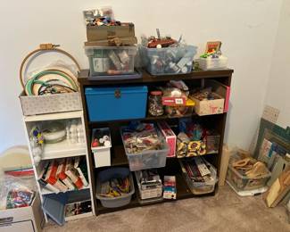 lots of craft supplies