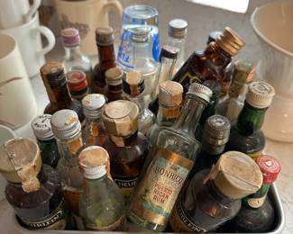 vintage mini airline liquor