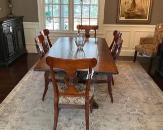 CUSTOM MADE DINING ROOM TABLE, ONE PIECE